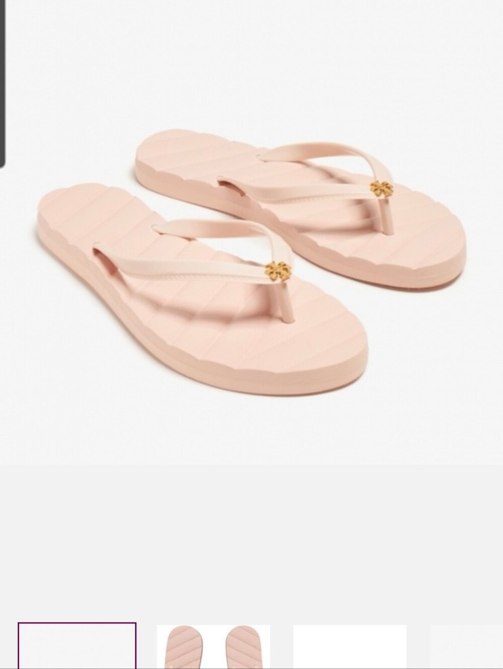 NWT Tory Burch Kira's Women’s Quilted Pink Flip Flop Sandals